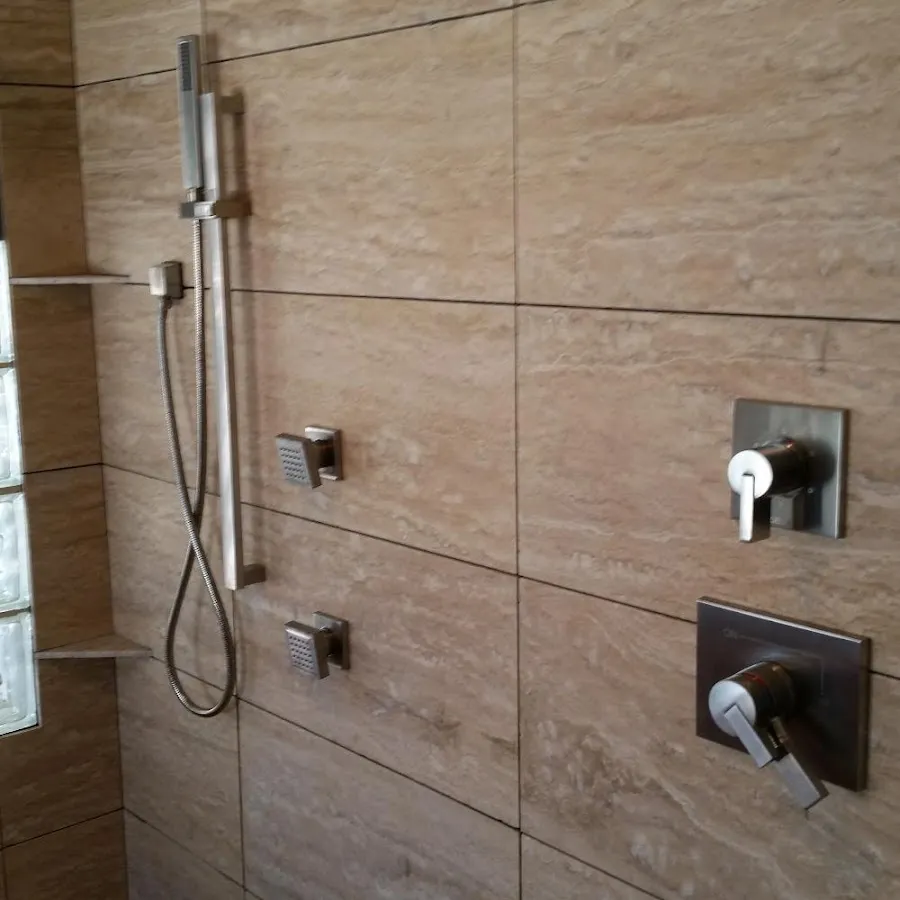 Shower fixture installation for Frozen Pipe Repair in Argentine